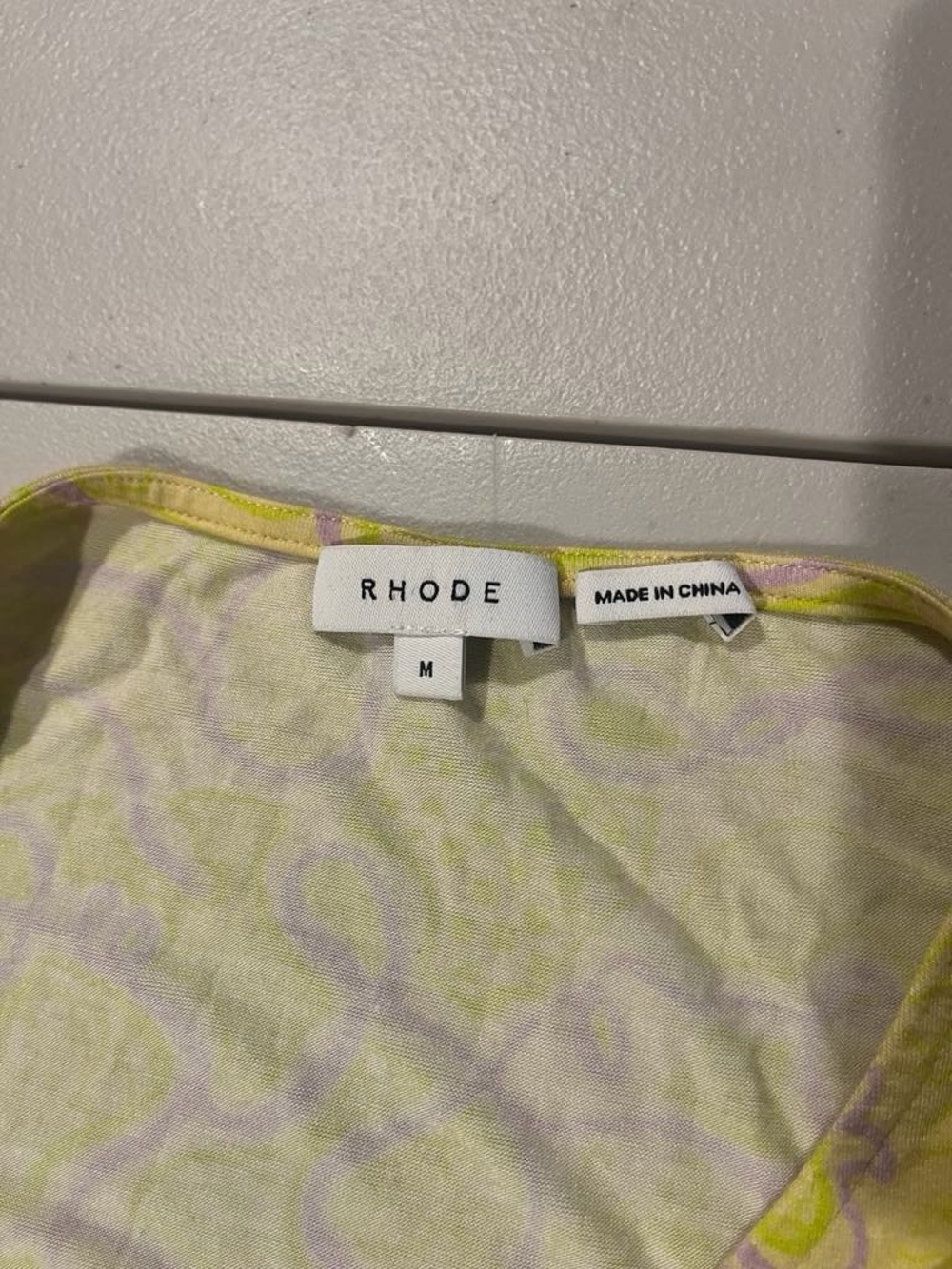 Rhode Neon Colors Long Robe Size Medium - Picture 5 of 10